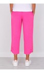 Amazing Woman Fuchsia Orla Fuchsia Cropped Linen Trouser  