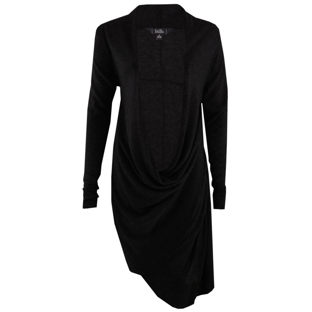 Stills Clothing Modal Yak Hair Cardigan in Black