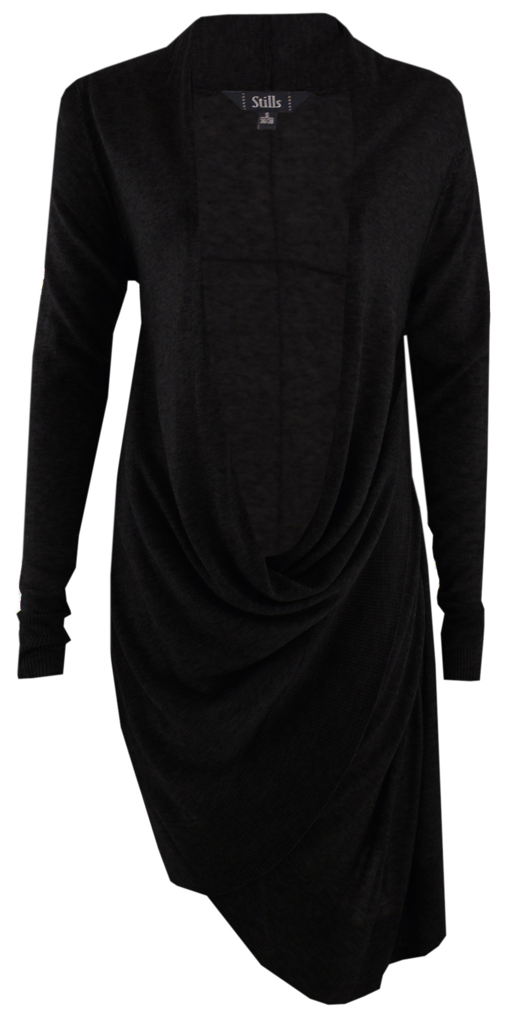 Stills Clothing Modal Yak Hair Cardigan in Black