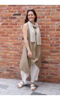 Lime L Cumin Plain Twisted Hem Dress