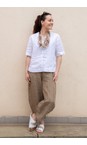 Mama B Cumino Rima AE Cumino Linen Check Bubble Trouser  