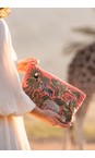 Elizabeth Scarlett World Wildlife Coral World Wildlife Everyday Velvet Pouch  
