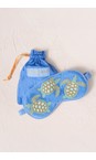 Elizabeth Scarlett Turtle Conservation Caribbean Blue Turtle Conservation Velvet Eye Mask  