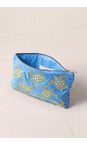Elizabeth Scarlett Turtle Conservation Caribbean Blue Turtle Conservation Everyday Velvet Pouch  