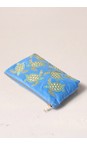 Elizabeth Scarlett Turtle Conservation Caribbean Blue Turtle Conservation Everyday Velvet Pouch  