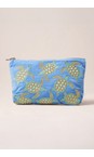 Elizabeth Scarlett Turtle Conservation Caribbean Blue Turtle Conservation Everyday Velvet Pouch  