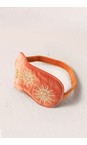 Elizabeth Scarlett Sun Goddess Rust Sun Goddess Velvet Eye Mask  