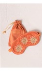 Elizabeth Scarlett Sun Goddess Rust Sun Goddess Velvet Eye Mask  