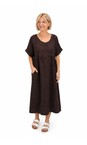 Amazing Woman Choko Tesa Midi Linen dress   