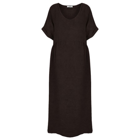 Amazing Woman Tesa Midi Linen dress  - Multicoloured
