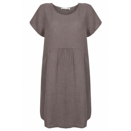 Amazing Woman Lexia Linen Dress  - Beige