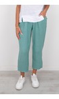 Amazing Woman Agata Odie Agata Linen Cropped Tapered Trousers  