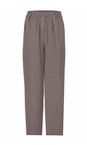 Amazing Woman Dark Mud Odie Linen Cropped Tapered Trousers  