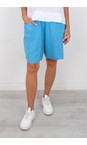 Amazing Woman Blue Orla Blue Linen Shorts  