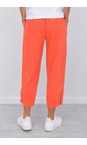 Amazing Woman Papaya Orla Papaya Cropped Linen Trouser  