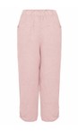 Amazing Woman Rose Pink Orla Cropped Linen Trouser  