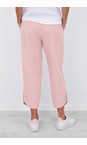 Amazing Woman Rose Pink Orla Cropped Linen Trouser  