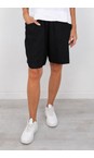 Amazing Woman Black  Orla Black Linen Shorts  