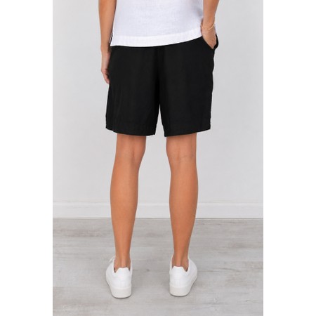 Amazing Woman Orla Black Linen Shorts - Black