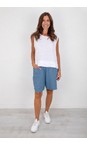 Amazing Woman Denim Orla Linen Denim Shorts  