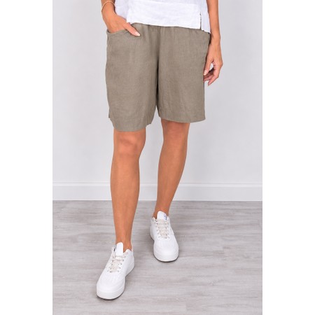 Amazing Woman Orla Linen Fango Shorts - Brown