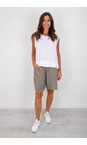 Amazing Woman Fango Orla Linen Fango Shorts  