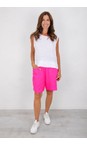 Amazing Woman Fuchsia Orla Fuchsia Linen Shorts  