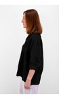 Amazing Woman Black  Filippa Black Linen Shirt  