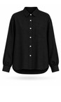 Amazing Woman Black  Filippa Black Linen Shirt  