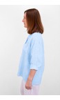 Amazing Woman Ice Blue Filippa Ice Blue Linen Shirt  