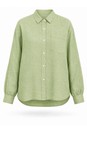 Amazing Woman Leek Filippa Leek Linen Shirt  