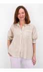 Amazing Woman Natural Filippa Natural Linen Shirt  