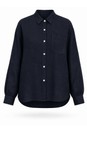 Amazing Woman Navy Filippa Navy Linen Shirt  