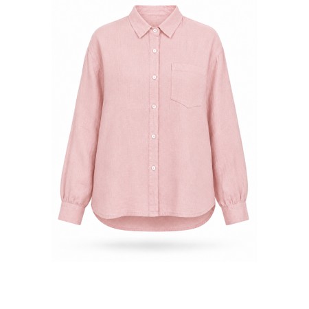 Amazing Woman Filippa Rose Pink Linen Shirt - Pink
