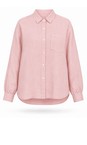 Amazing Woman Rose Pink Filippa Rose Pink Linen Shirt  