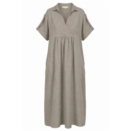 Amazing Woman Camile Linen Dress - Brown