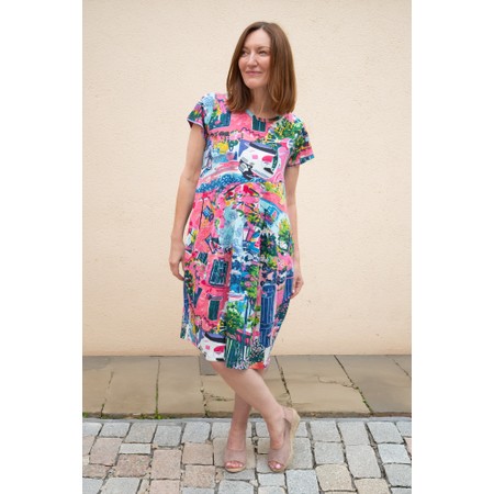 Orientique Bubble Scooter Printed Cotton Dress - Multicoloured