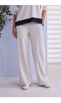 Naya Silver / French Blue Naya Contrast Panel Trouser  