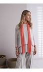 Naya Camellia Naya Contrast Rib Knit Top  