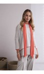 Naya Camellia Naya Contrast Rib Knit Top  