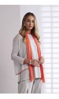 Naya Camellia Naya Contrast Rib Knit Top  