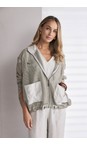 Naya Ash Naya Hooded Drawstring Jacket  
