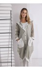 Naya Ash Naya Mesh Hooded Coat  