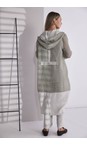 Naya Ash Naya Mesh Hooded Coat  