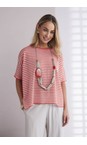 Naya Camellia Naya Striped Knit Top  