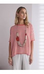 Naya Camellia Naya Striped Knit Top  