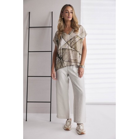 Naya Naya Ash Graphic Print Top - Grey