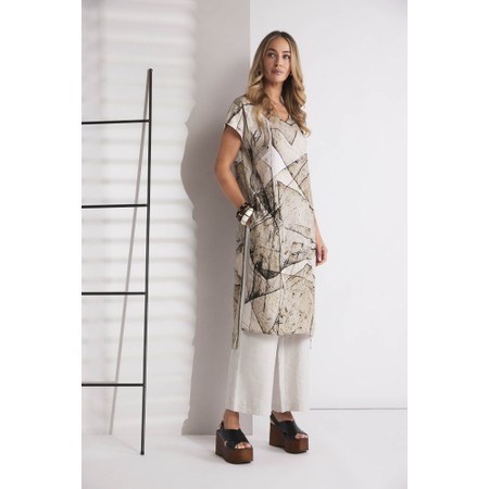 Naya Naya Graphic Print Dress - Grey