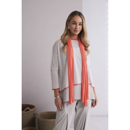 Naya Naya Camellia Soft Jersey Scarf - Orange