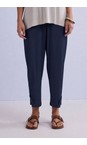Naya French Blue Naya French Blue Slim Leg Tab Trouser  